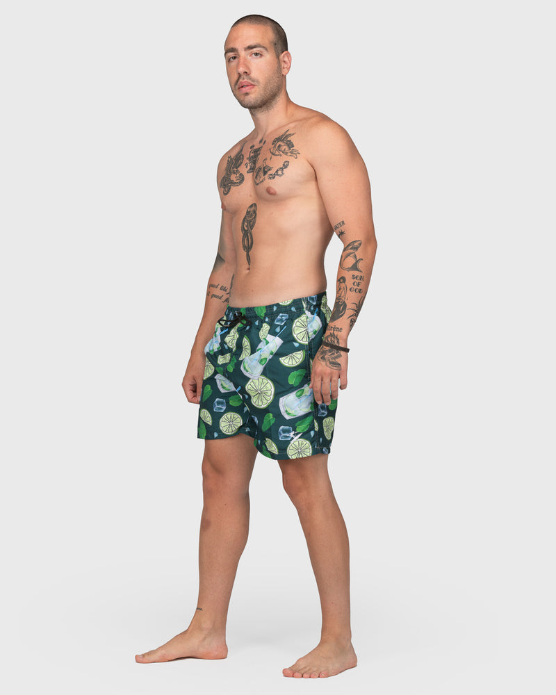 SWIMMING SHORTS LIME 44-3707 - indi-man