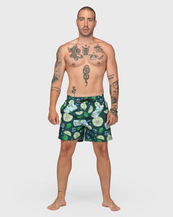 SWIMMING SHORTS LIME 44-3707 - indi-man