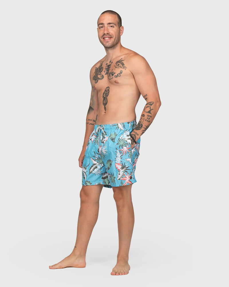 SWIMMING SHORTS FLOWER 44-415075 - indi-man