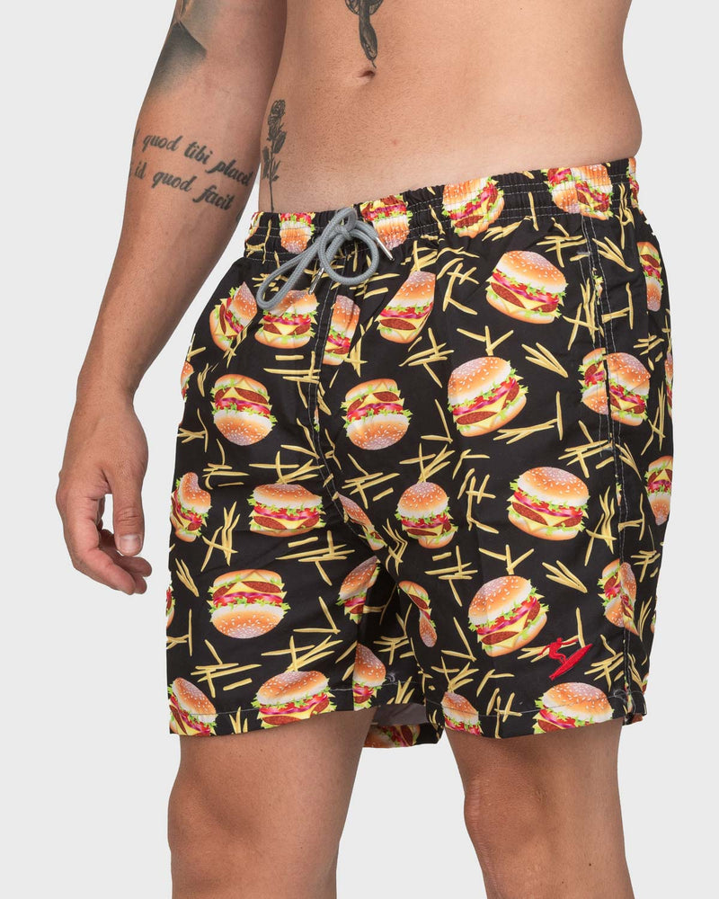 SWIMMING SHORTS BURGER 44-3733 - indi-man